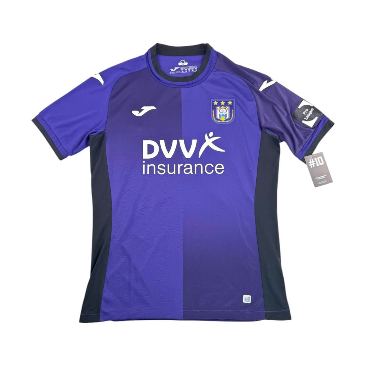 RSC ANDERLECHT 2022/23 HOME SHIRT - MATCHWORN/ISSUED #56 DEBAST