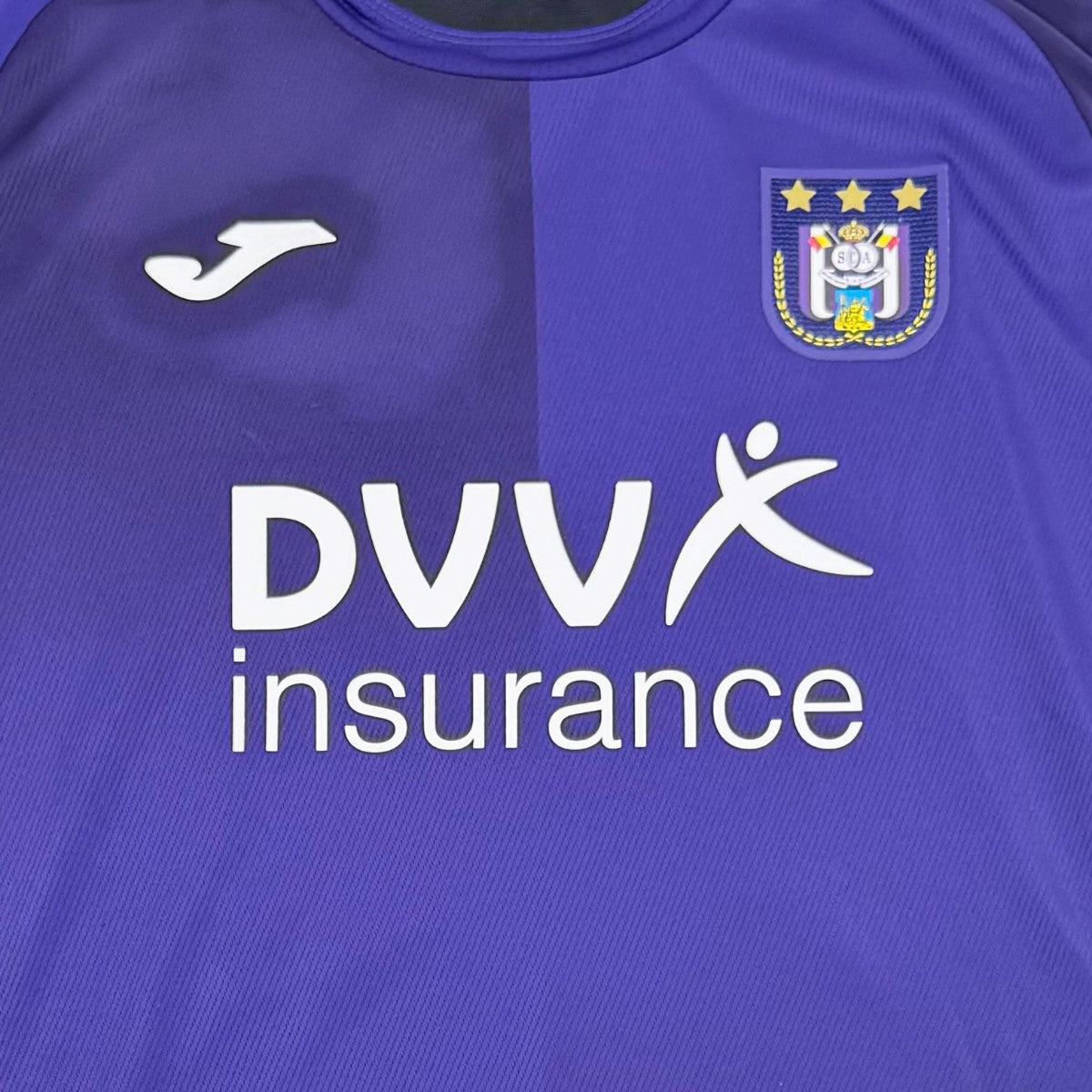 RSC ANDERLECHT 2022/23 HOME SHIRT - MATCHWORN/ISSUED #56 DEBAST