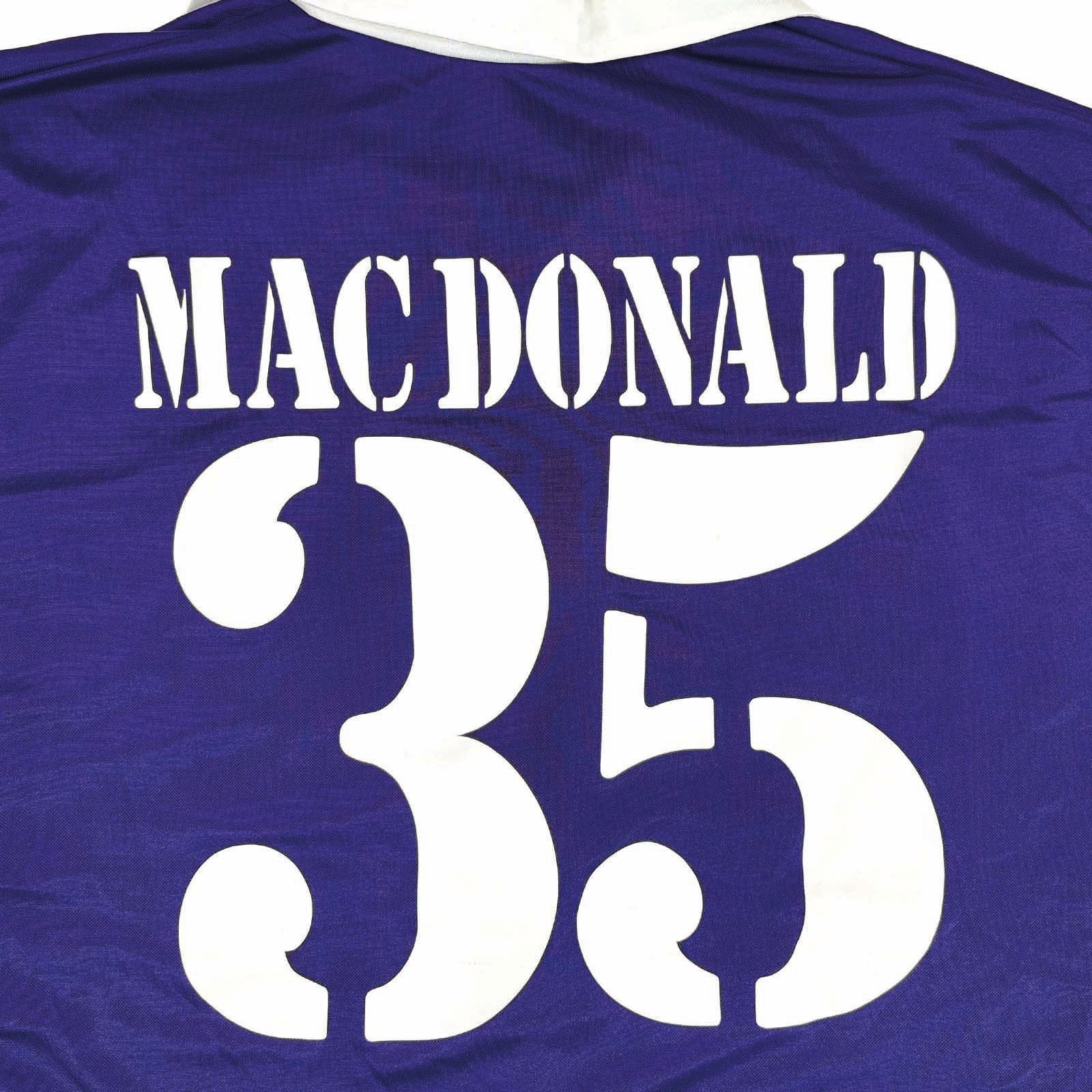 RSC ANDERLECHT 2003/04 AWAY SHIRT - MATCHWORN/ISSUED CHAMPIONS LEAGUE #35 MACDONALD (SIZE XL)