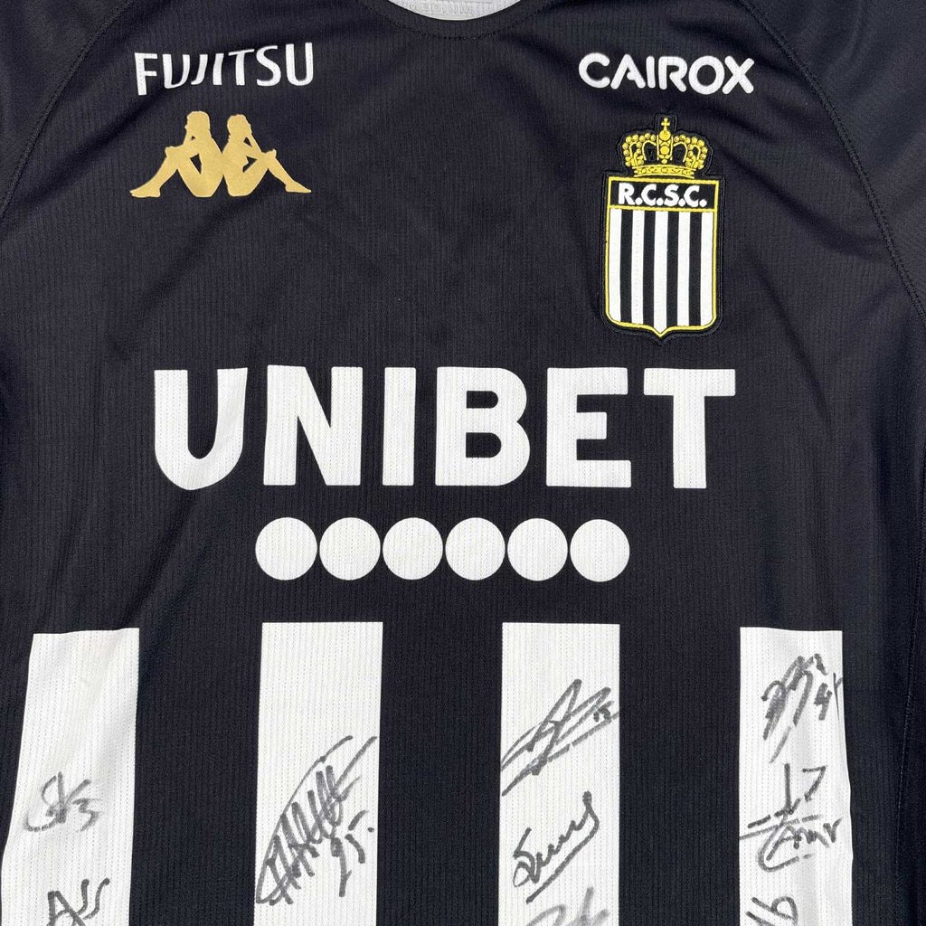 RSC CHARLEROI 2022/23 HOME SHIRT - SIGNED BY TEAM