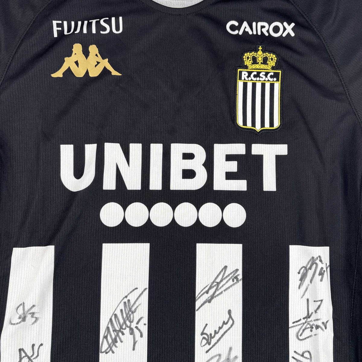 RSC CHARLEROI 2022/23 HOME SHIRT - SIGNED BY TEAM