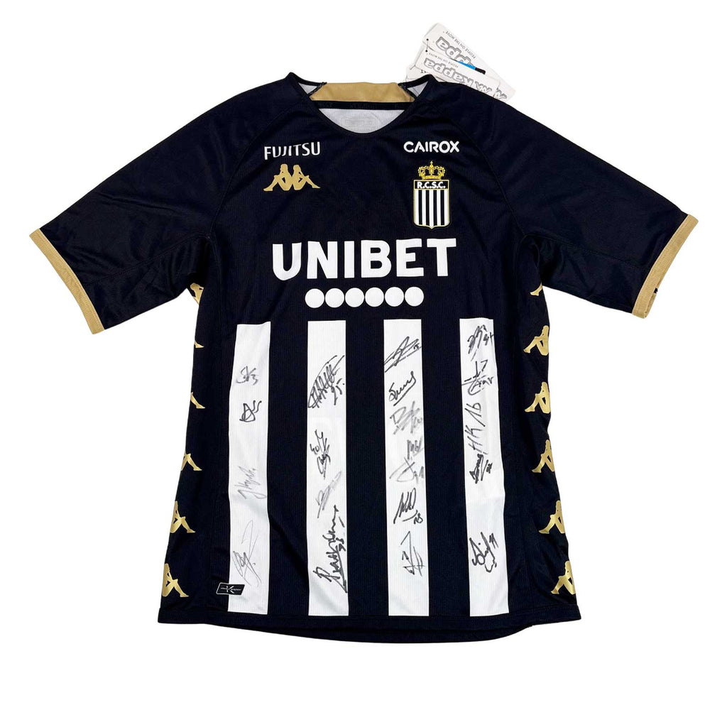 RSC CHARLEROI 2022/23 HOME SHIRT - SIGNED BY TEAM