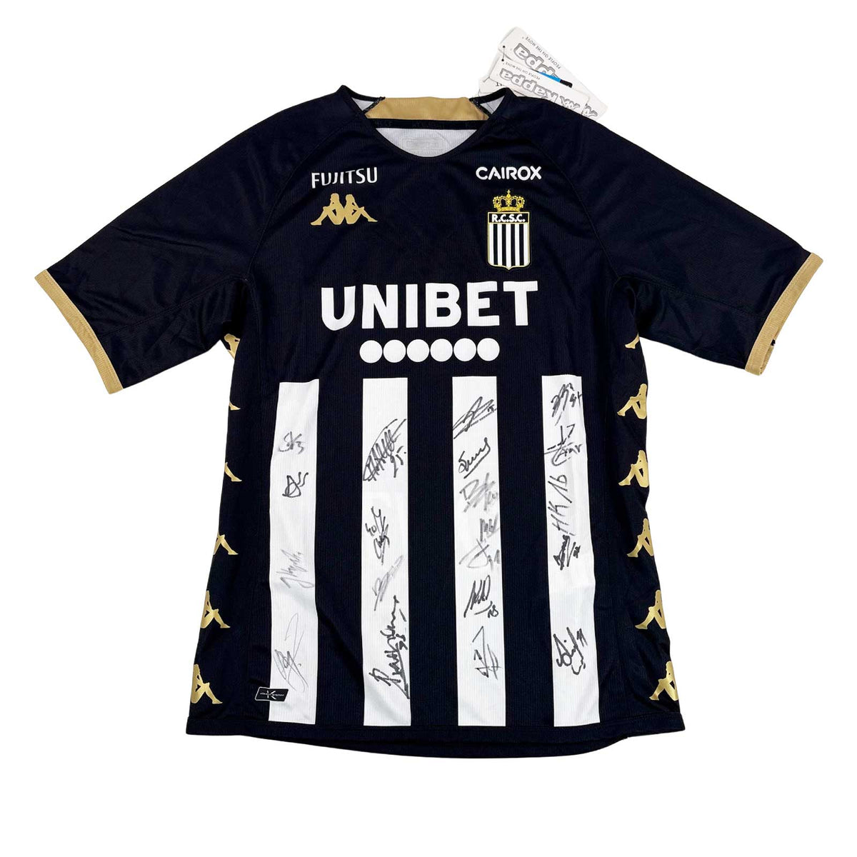 RSC CHARLEROI 2022/23 HOME SHIRT - SIGNED BY TEAM