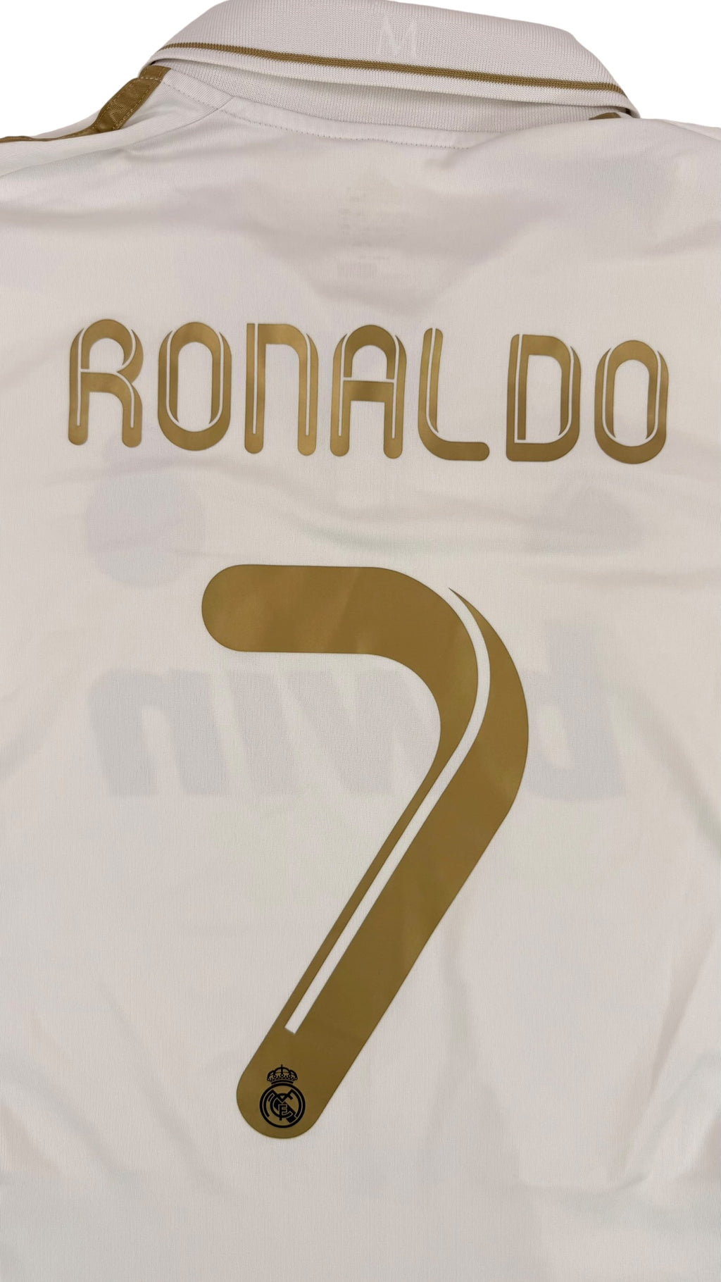 REAL MADRID 2011/12 HOME SHIRT - #7 RONALDO (SIZE S)