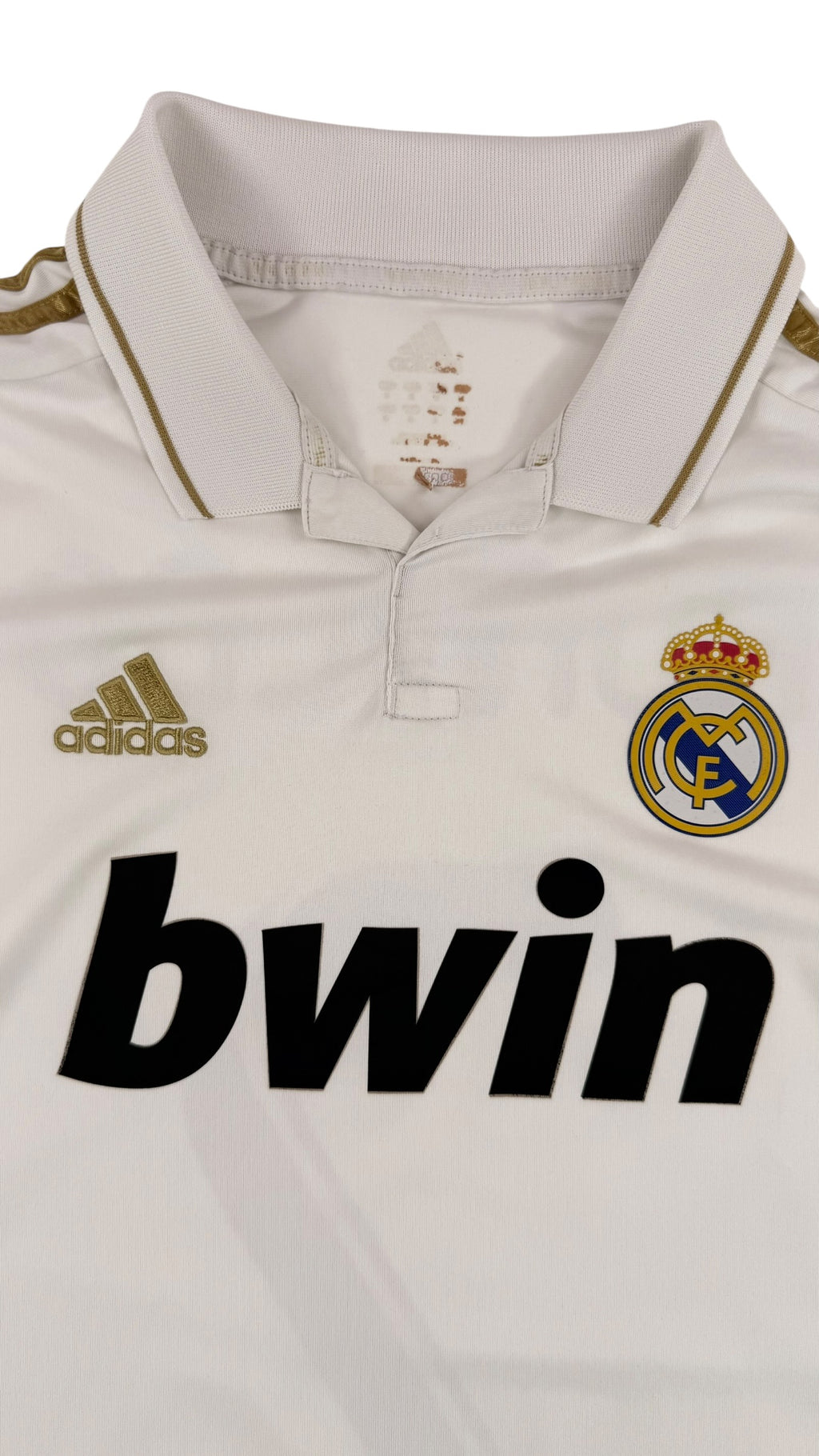 REAL MADRID 2011/12 HOME SHIRT - #7 RONALDO (SIZE S)