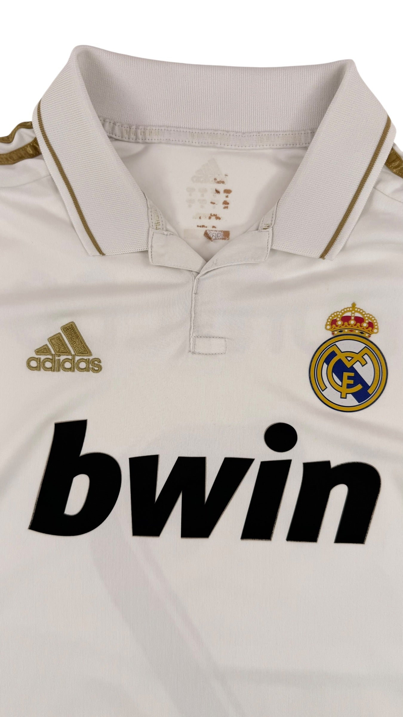 REAL MADRID 2011/12 HOME SHIRT - #7 RONALDO (SIZE S)