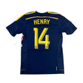 RED BULL NEW YORK 2014 AWAY SHIRT - #14 HENRY (SIZE S)
