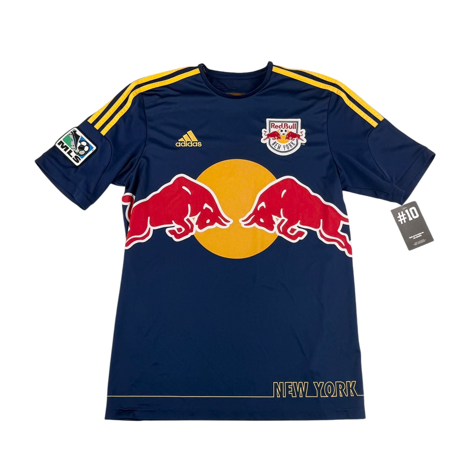 RED BULL NEW YORK 2014 AWAY SHIRT - #14 HENRY (SIZE S)