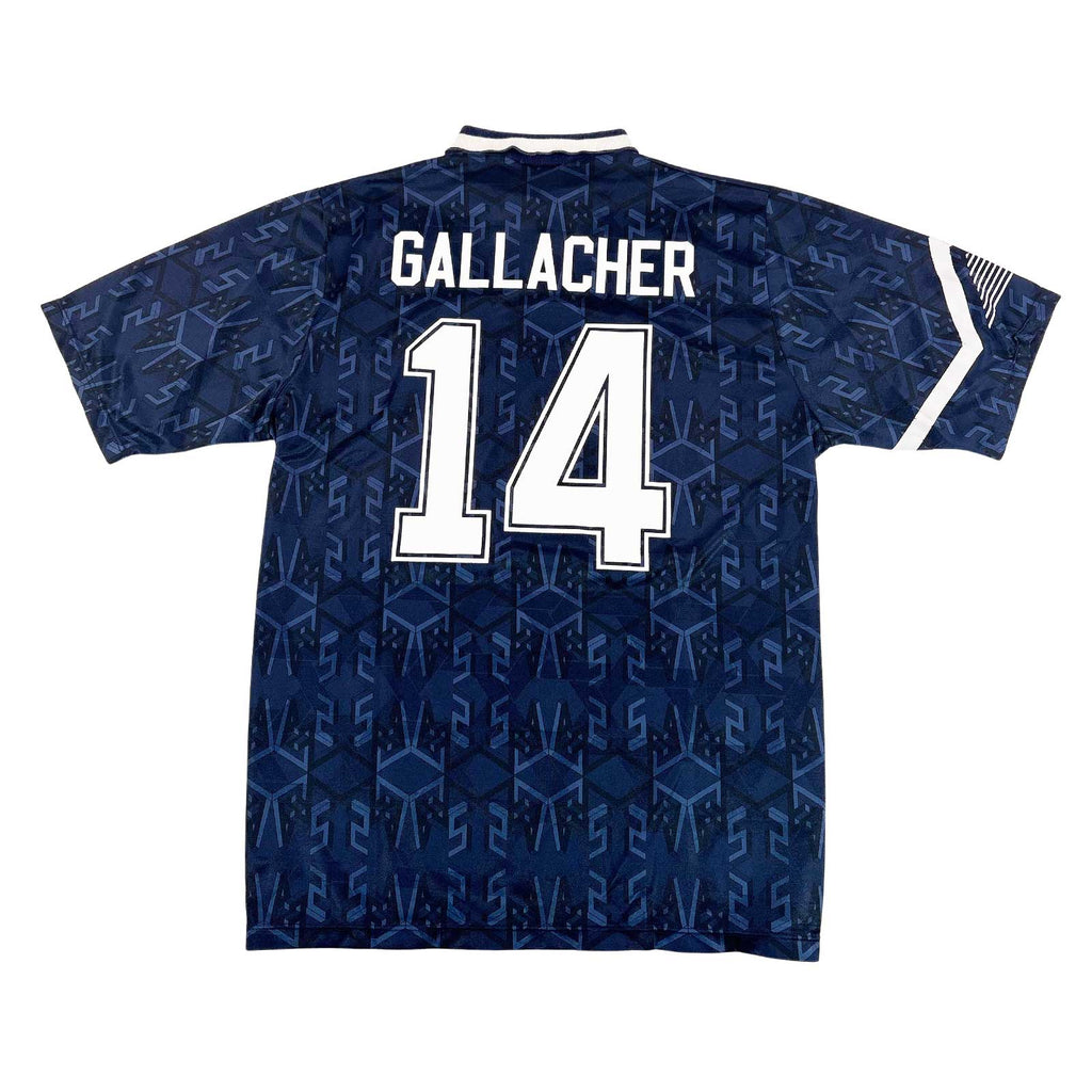 SCOTLAND 1991/94 HOME SHIRT - #14 GALLACHER 
