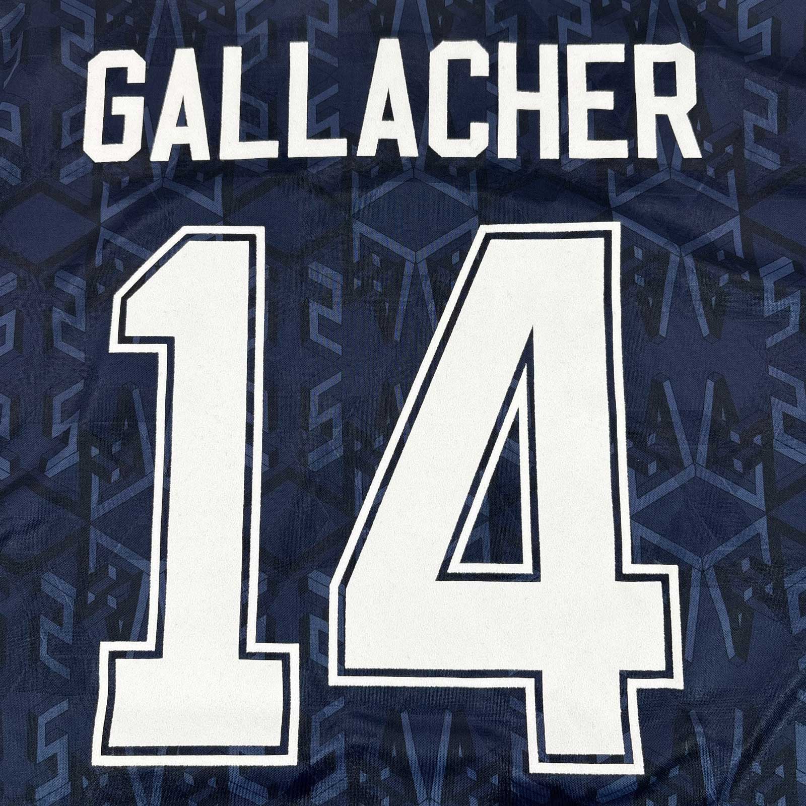 SCOTLAND 1991/94 HOME SHIRT - #14 GALLACHER 
