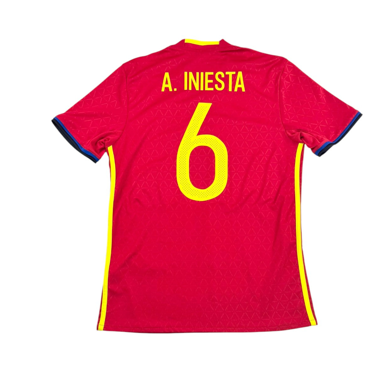 SPAIN 2016/17 HOME SHIRT - #6 INIESTA