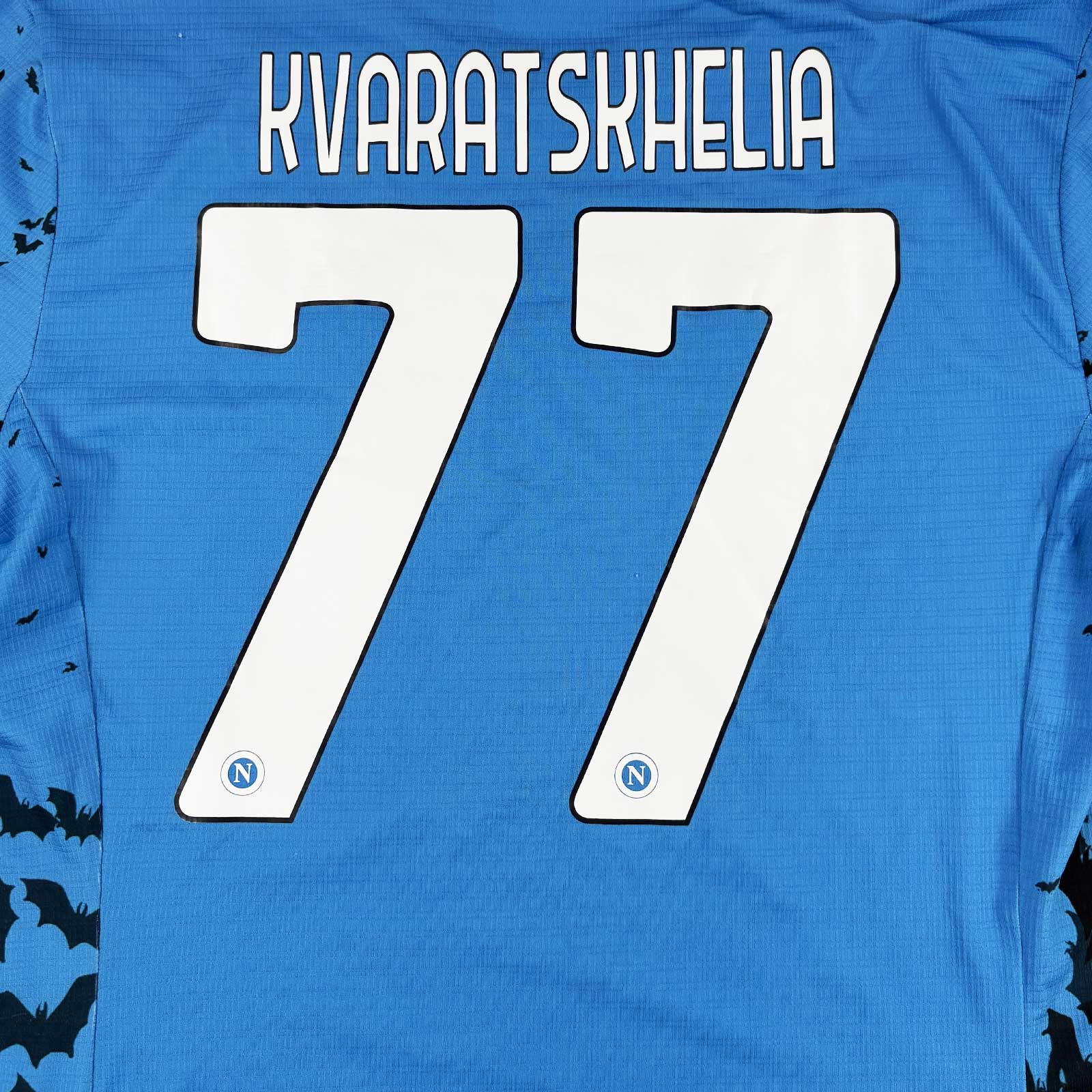 SSC NAPOLI 2022/23 HALLOWEEN SHIRT - #77 KVARATSKHELIA