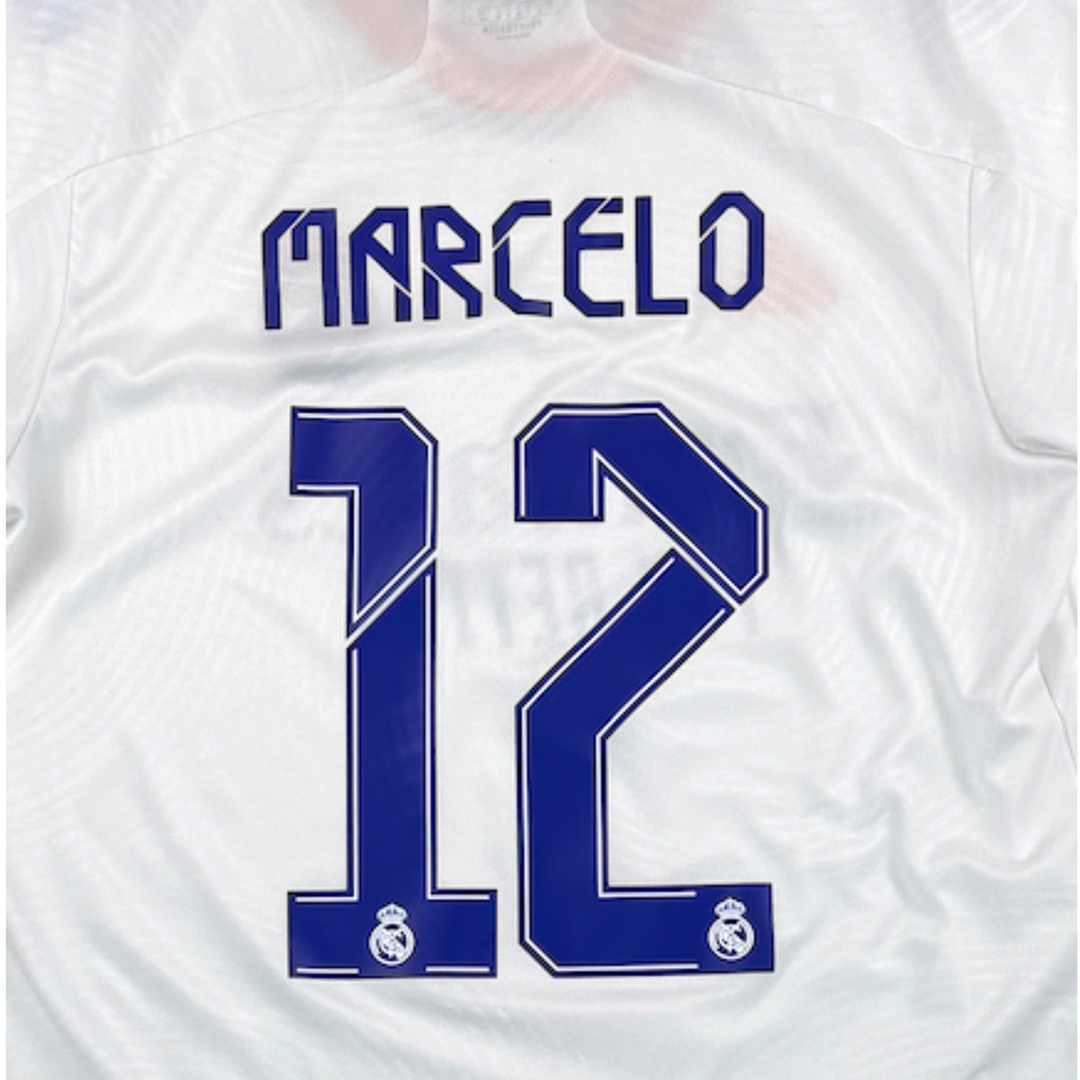 REAL MADRID 2021/22 HOME SHIRT - #12 MARCELO (SIZE M)