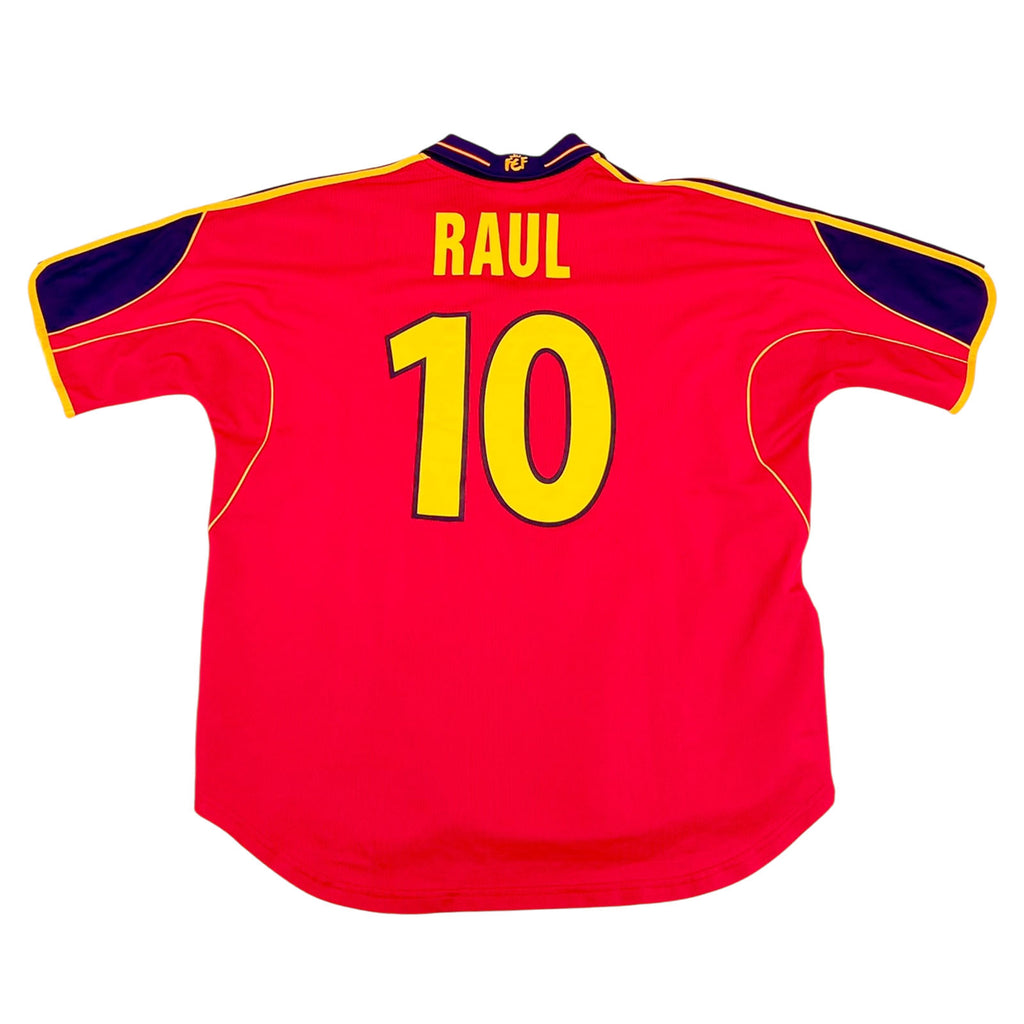 SPAIN 2000/01 AWAY SHIRT - #10 RAUL 