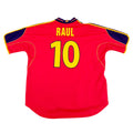 SPAIN 2000/01 AWAY SHIRT - #10 RAUL 