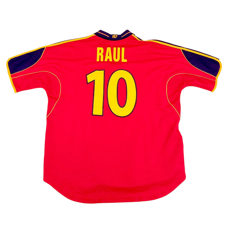 SPAIN 2000/01 AWAY SHIRT - #10 RAUL 
