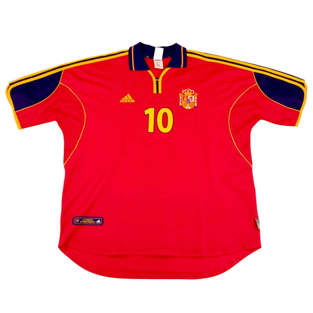 SPAIN 2000/01 AWAY SHIRT - #10 RAUL 