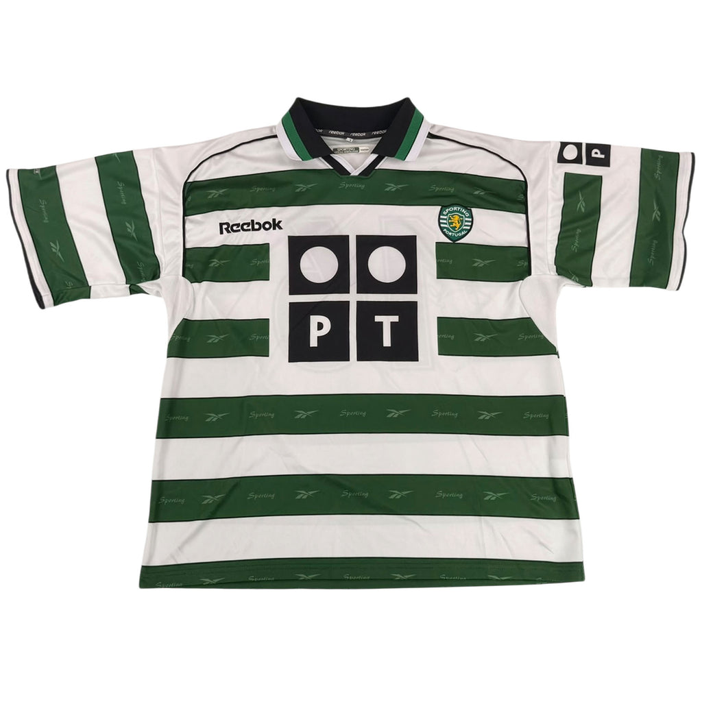 SPORTING 2001/02 HOME SHIRT - SIGNED #16 JARDEL