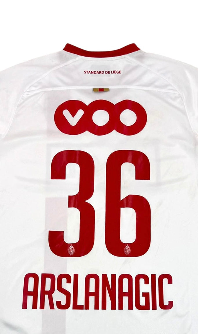 STANDARD DE LIÈGE 2015/16 AWAY SHIRT – MATCHWORN/ISSUED #36 ARSLANAGIC (SIZE XL)