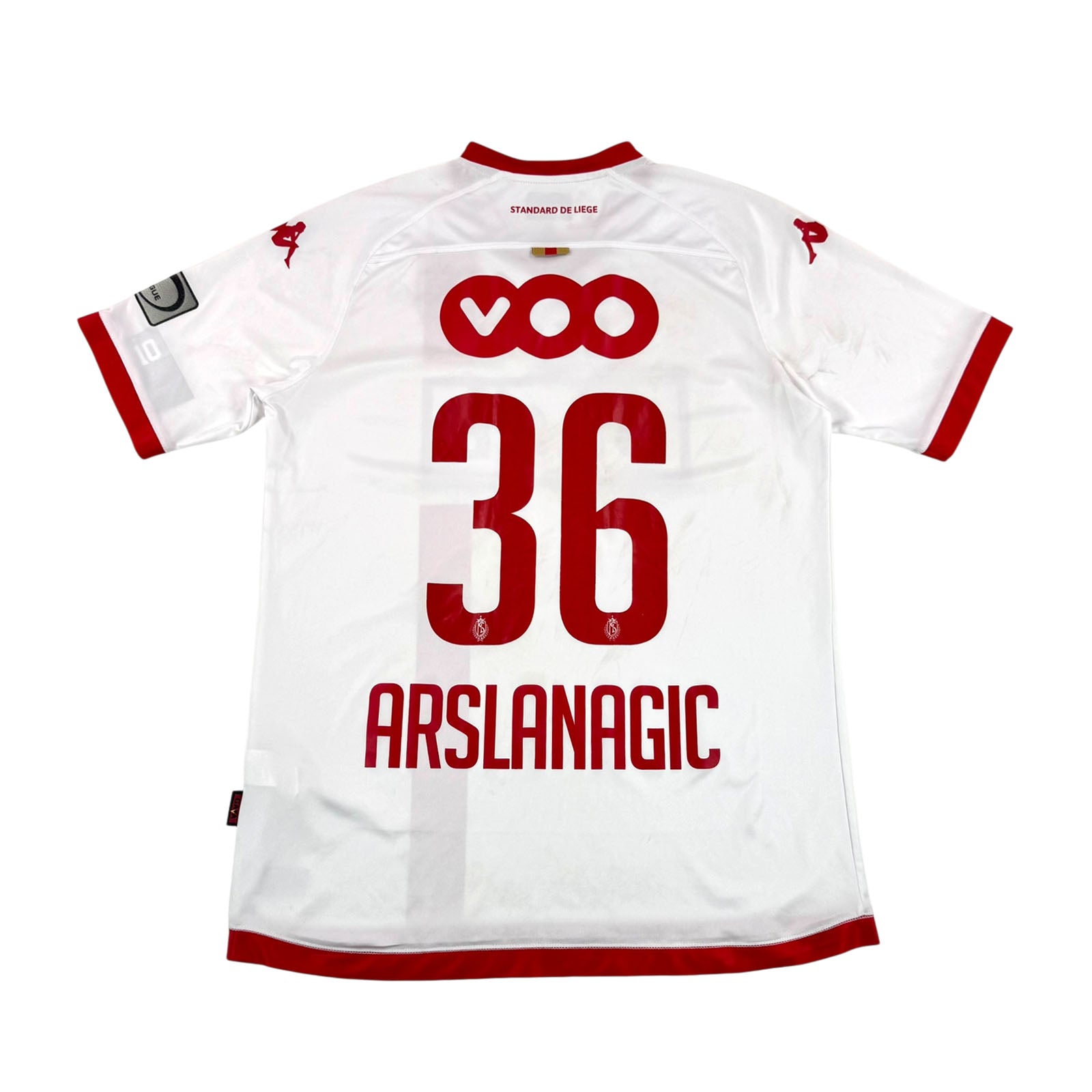 STANDARD DE LIÈGE 2015/16 AWAY SHIRT – MATCHWORN/ISSUED #36 ARSLANAGIC