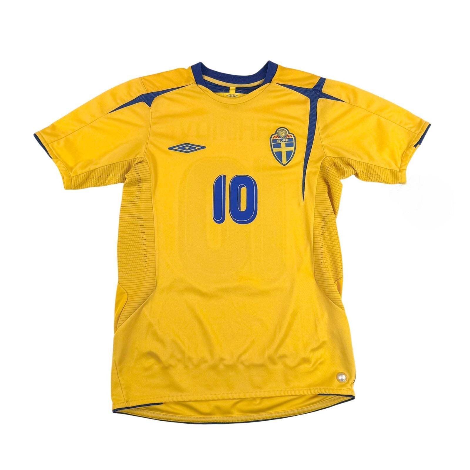 SWEDEN 2006/07 HOME SHIRT - #10 IBRAHIMOVIC (SIZE S)