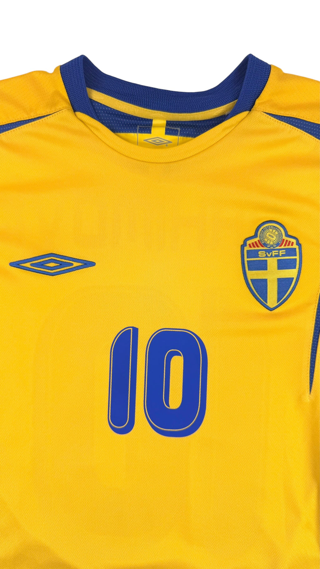 SWEDEN 2006/07 HOME SHIRT - #10 IBRAHIMOVIC (SIZE S)