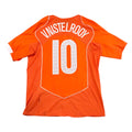 THE NETHERLANDS 2004/05 HOME SHIRT - #10 VAN NISTELROOY
