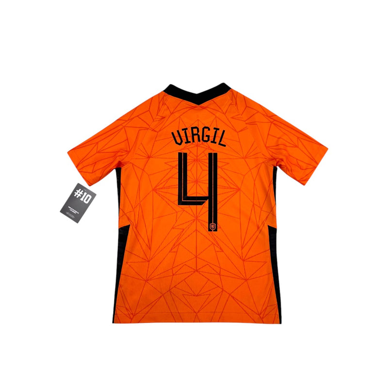 THE NETHERLANDS 2020/21 HOME SHIRT - #4 VIRGIL