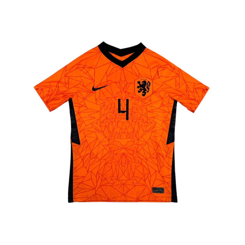 THE NETHERLANDS 2020/21 HOME SHIRT - #4 VIRGIL