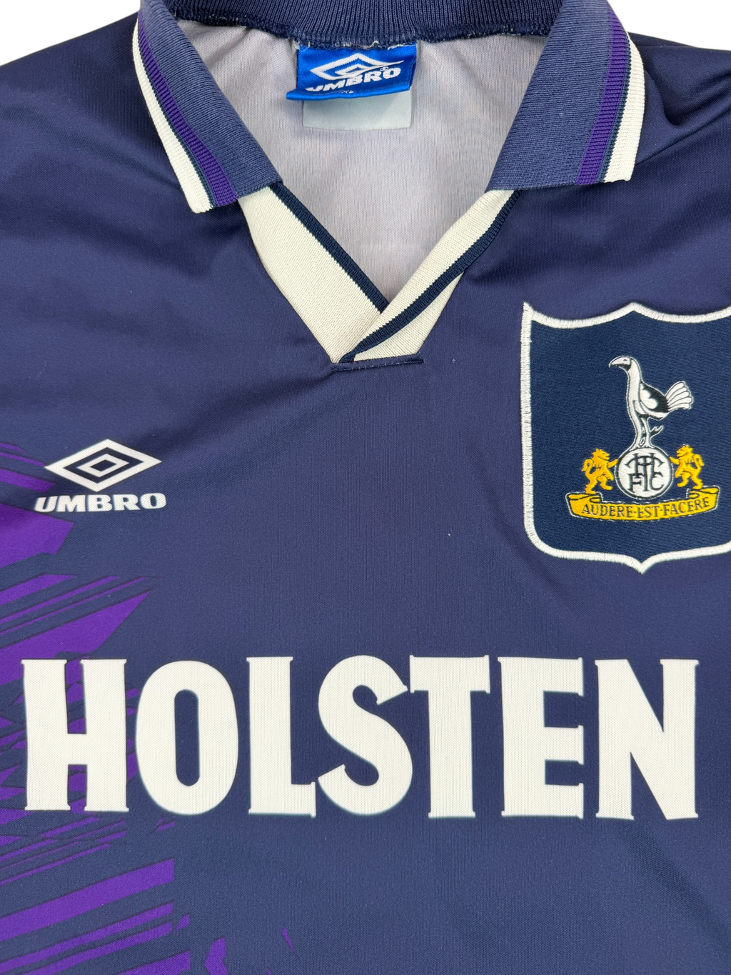 TOTTENHAM 1994/1995 AWAY SHIRT - #18 KLINSMANN (SIZE XL)