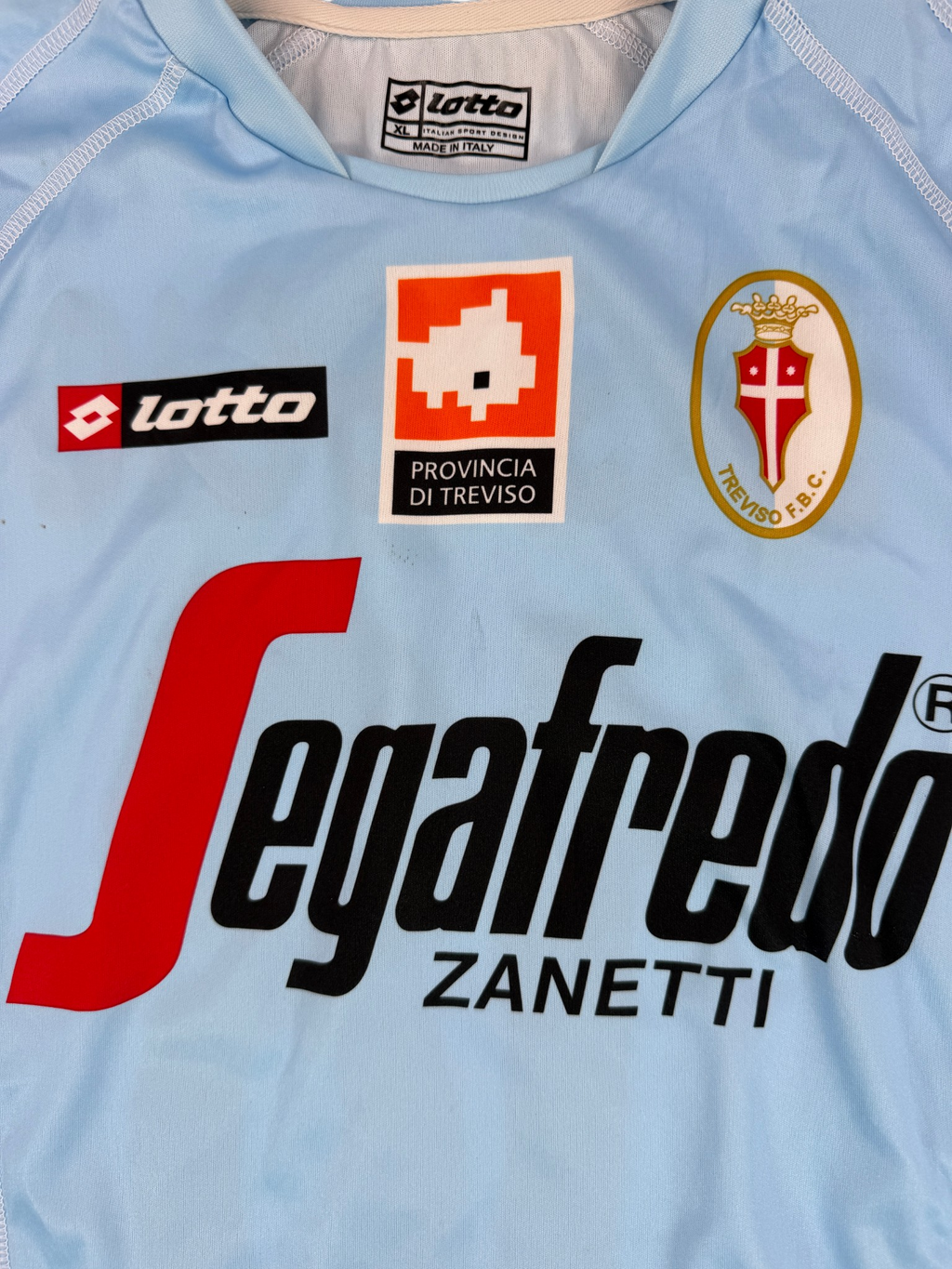 TREVISO FBC 2005/06 HOME SHIRT - #18 BASEGGIO (SIZE XL)