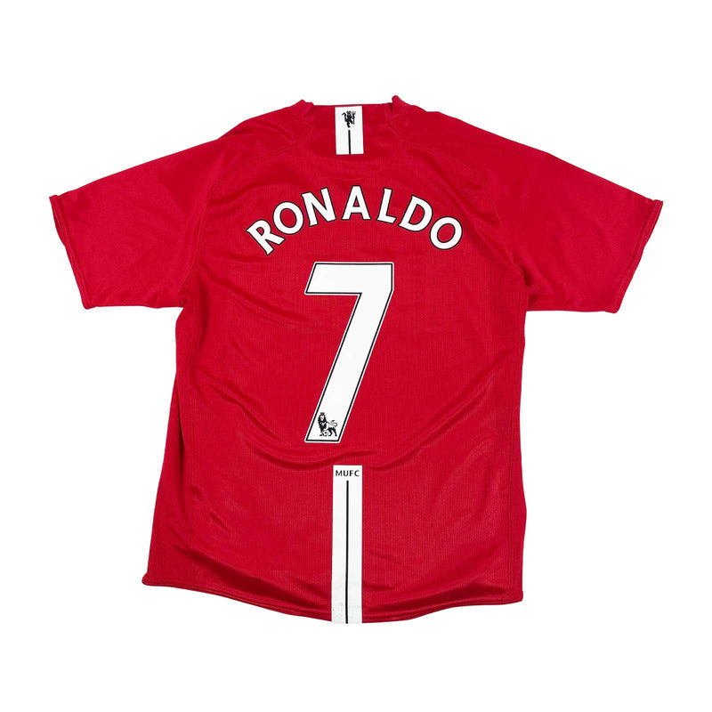 MANCHESTER UNITED 2007/08 HOME SHIRT - #7 RONALDO