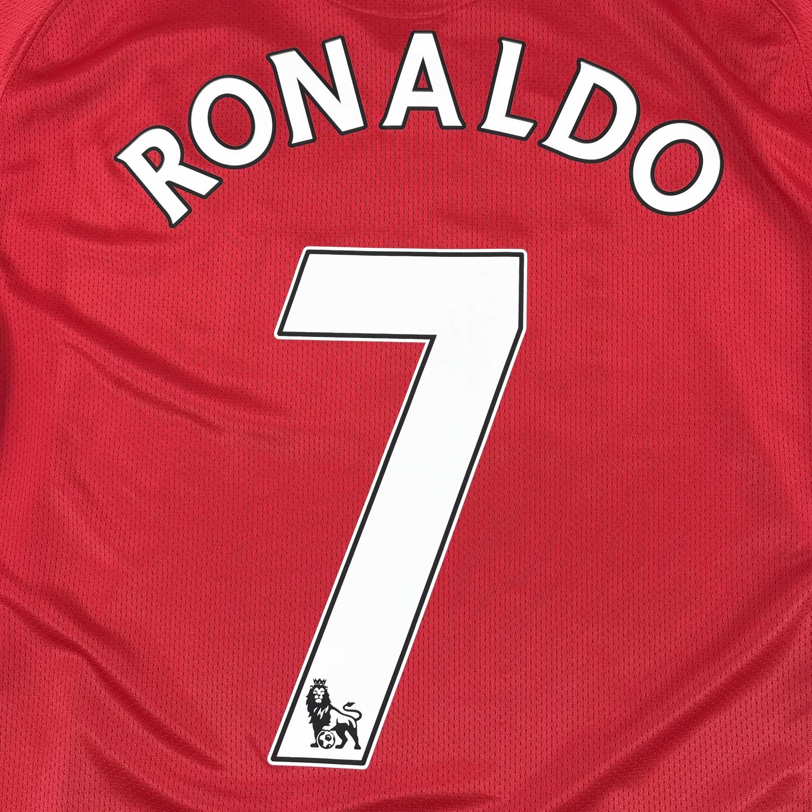 MANCHESTER UNITED 2007/08 HOME SHIRT - #7 RONALDO