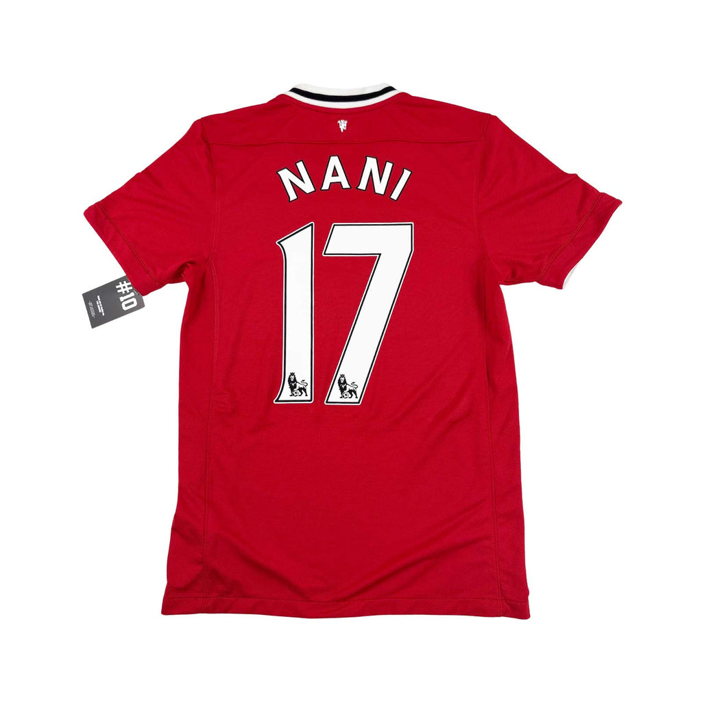 MANCHESTER UNITED 2011/12 HOME SHIRT - #17 NANI