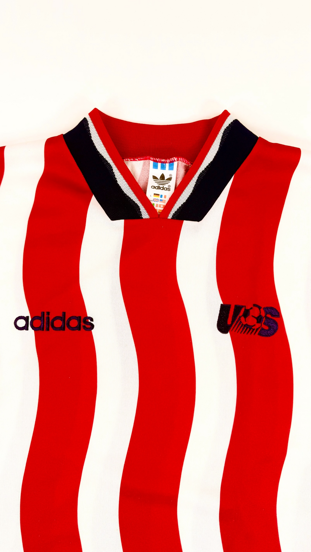 USA 1994 Home Football Shirt Frontdetail