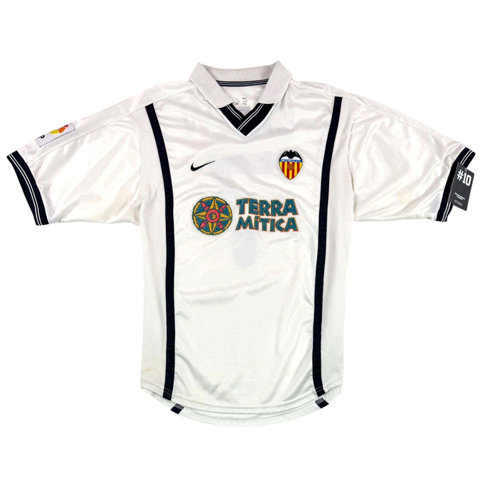 VALENCIA 2000/01 HOME SHIRT - #7 CAREW