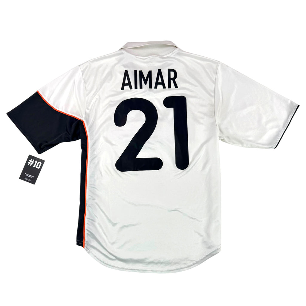 VALENCIA 2001/02 HOME SHIRT - #21 AIMAR