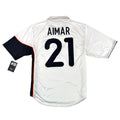 VALENCIA 2001/02 HOME SHIRT - #21 AIMAR