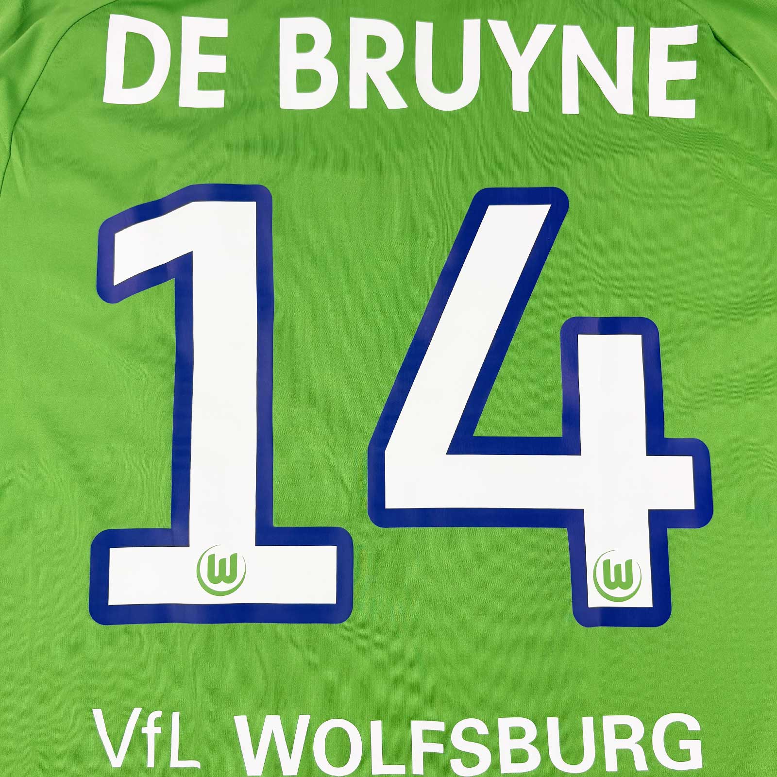 WOLFSBURG 2015/16 AWAY SHIRT - #14 DE BRUYNE