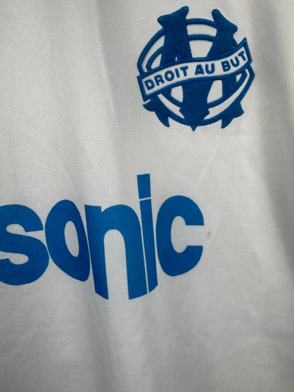 OLYMPIQUE MARSEILLE 1991/92 HOME SHIRT - #9 (SIZE L)