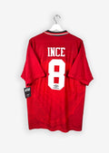 MANCHESTER UNITED 1994/96 HOME SHIRT - #8 INCE (SIZE XL)