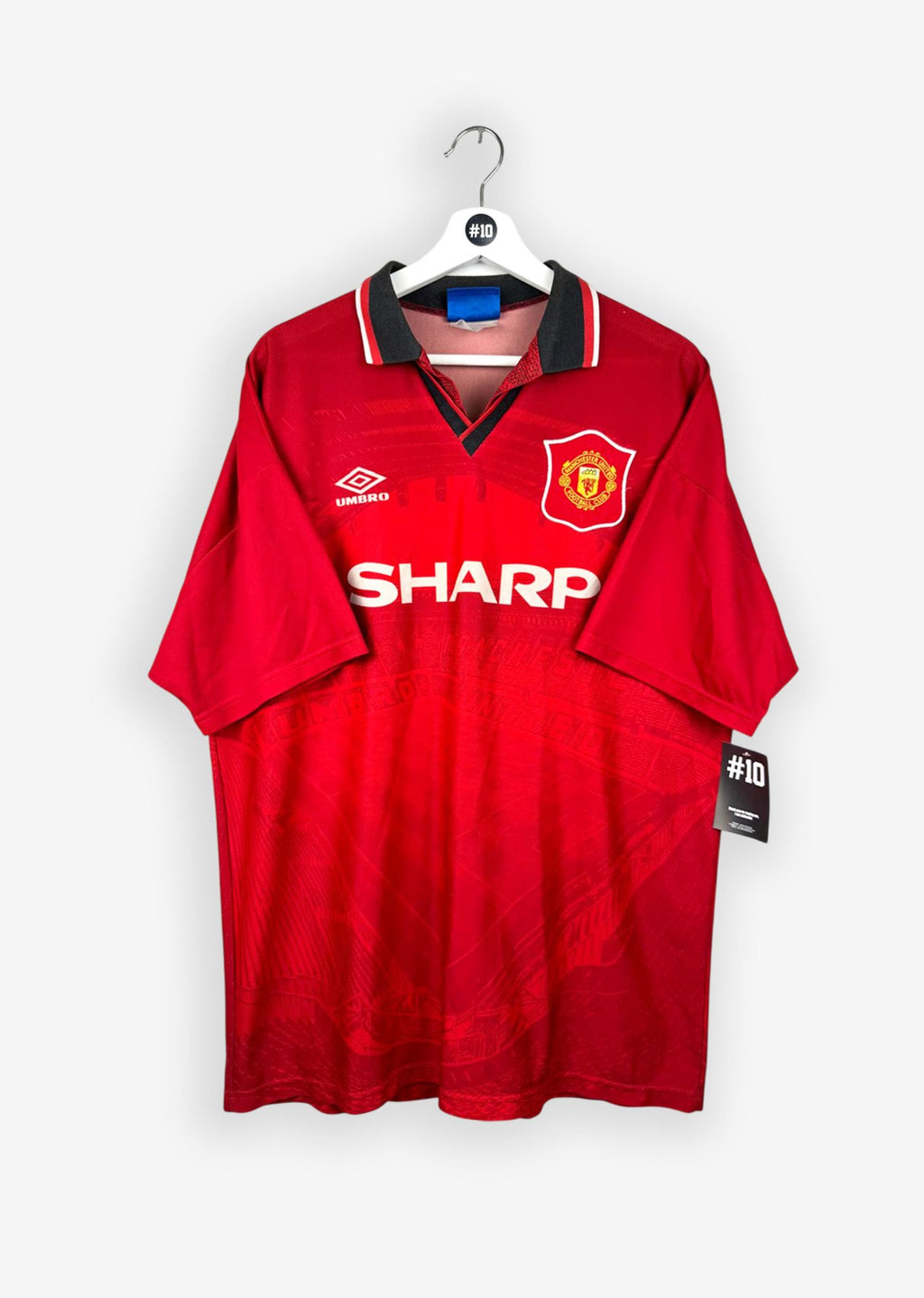 MANCHESTER UNITED 1994/96 HOME SHIRT - #8 INCE (SIZE XL)