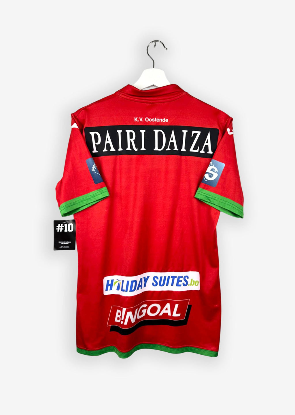KV OOSTENDE 2016/17 CUP FINAL HOME SHIRT (SIZE S)