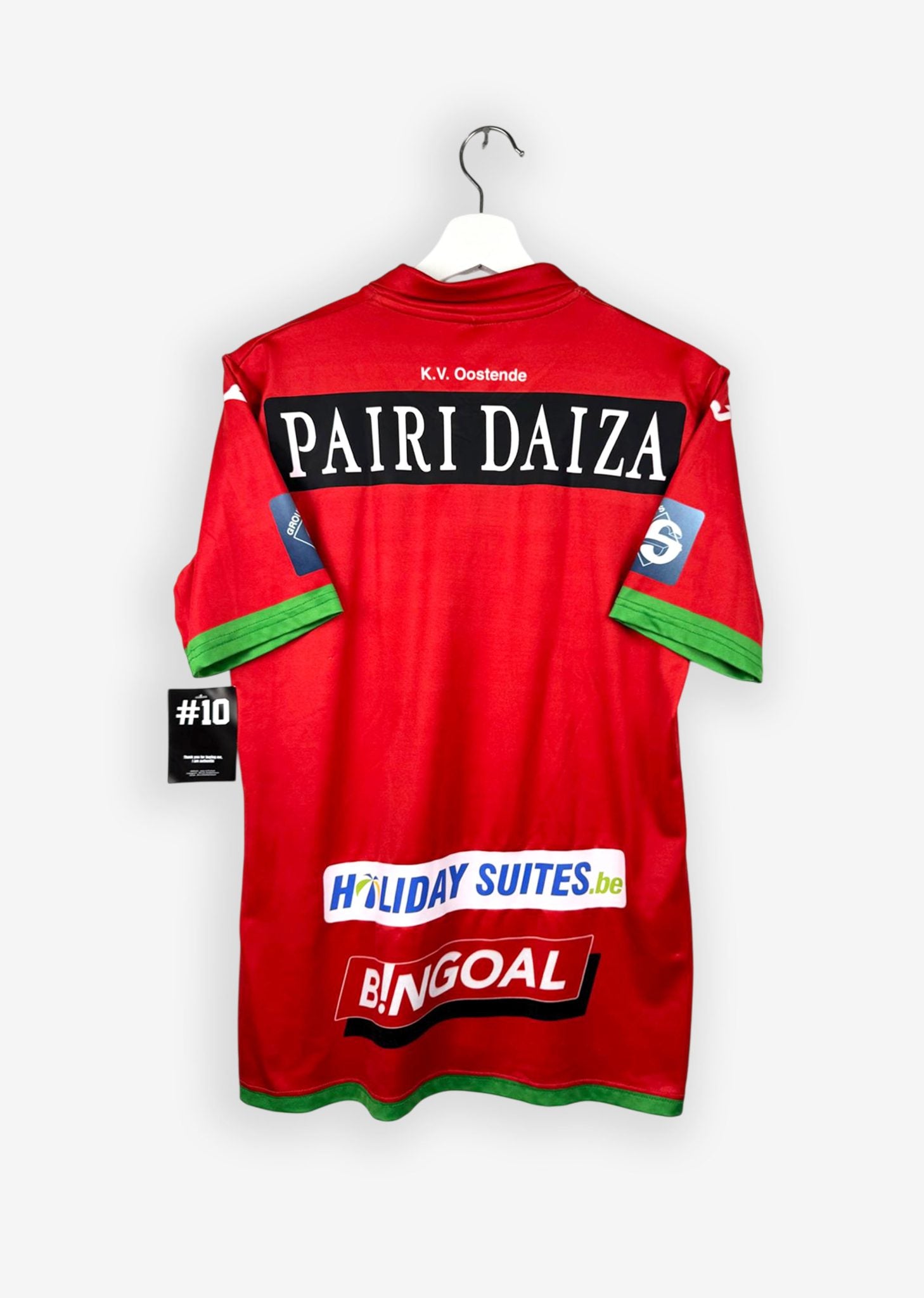 KV OOSTENDE 2016/17 CUP FINAL HOME SHIRT (SIZE S)