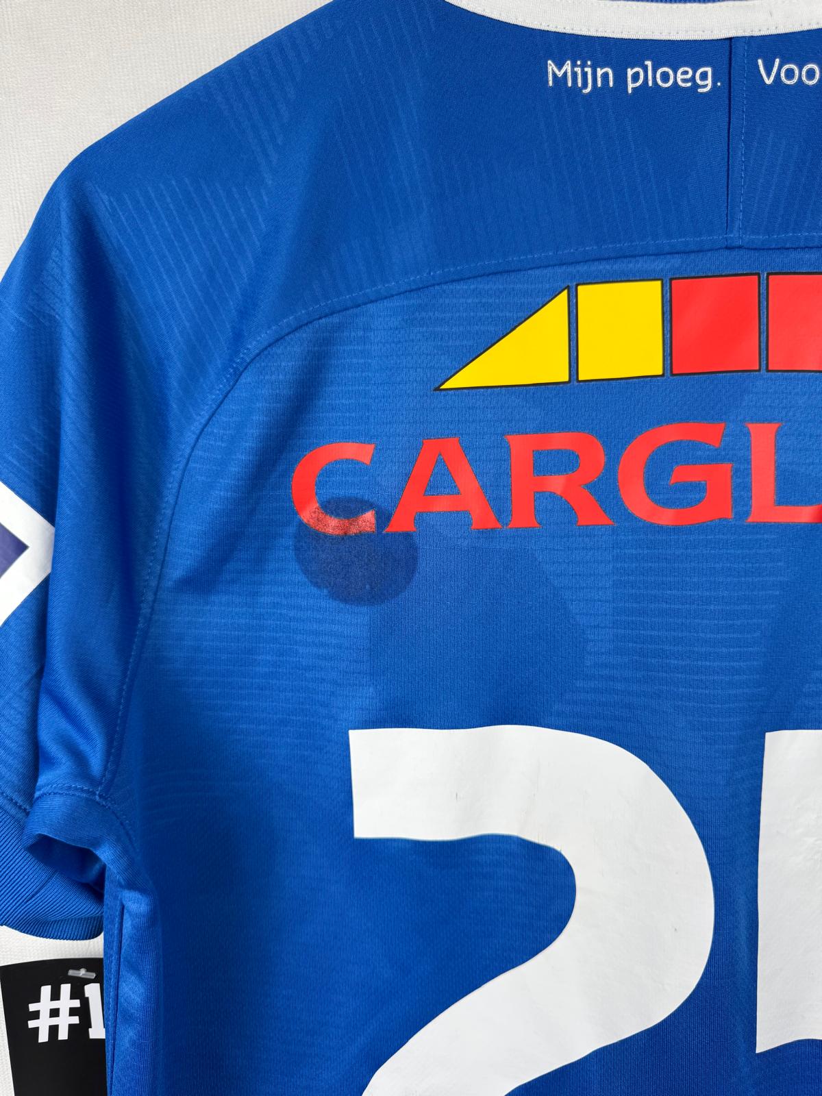 KRC GENK 2018/19 HOME SHIRT - #25 BERGE (SIZE S)