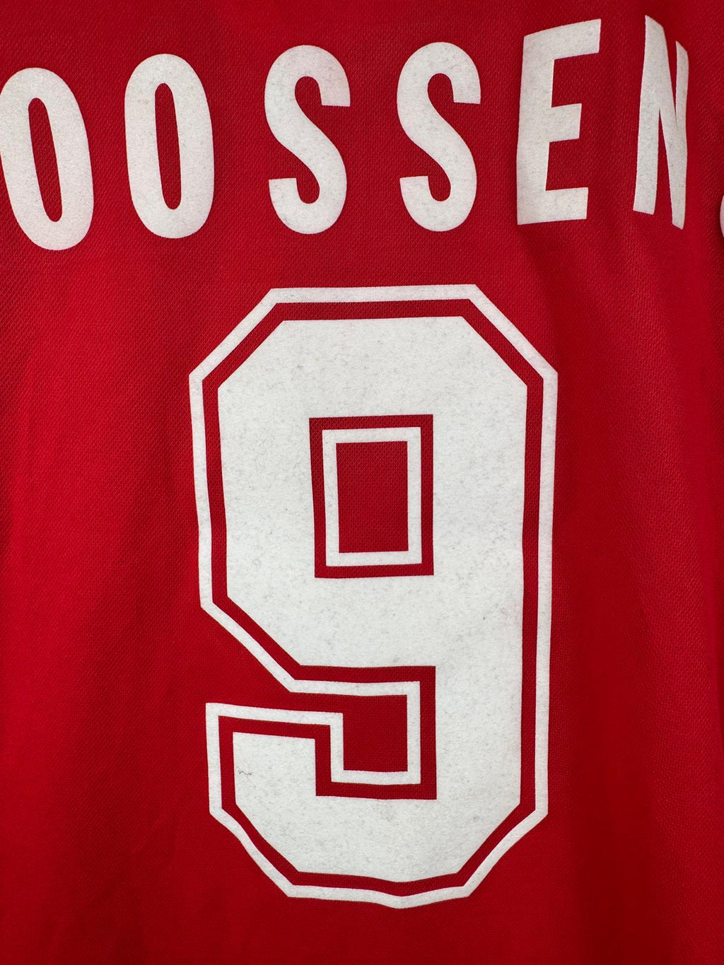 STANDARD DE LIÈGE 2002/03 HOME SHIRT - #9 GOOSSENS (SIZE S) NWT
