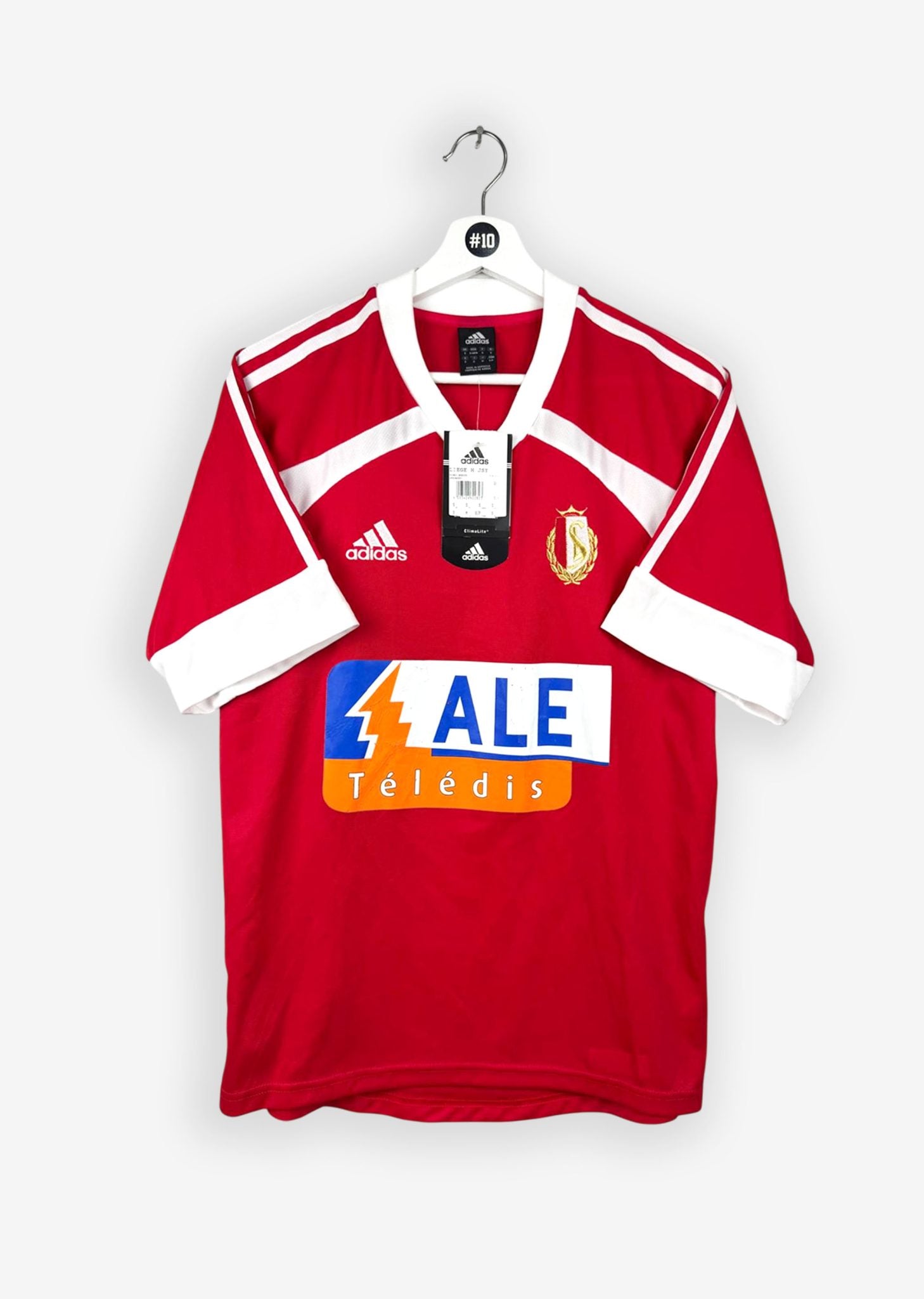 STANDARD DE LIÈGE 2002/03 HOME SHIRT - #9 GOOSSENS (SIZE S) NWT