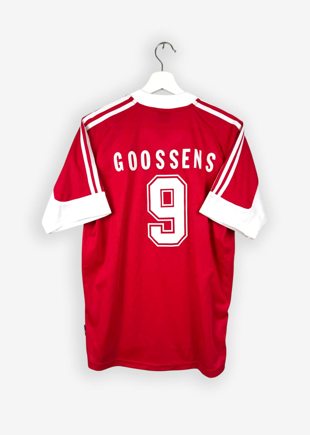 STANDARD DE LIÈGE 2002/03 HOME SHIRT - #9 GOOSSENS (SIZE S) NWT