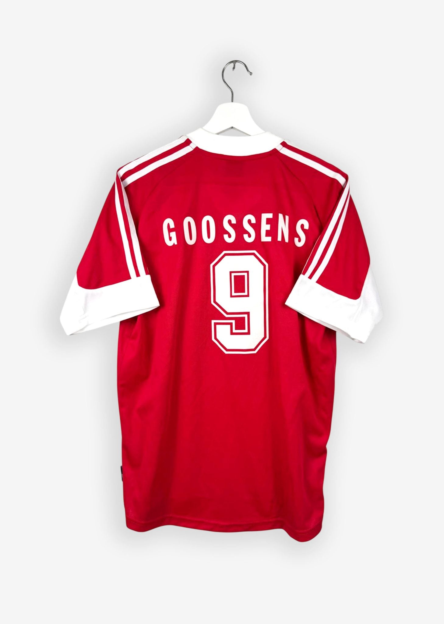 STANDARD DE LIÈGE 2002/03 HOME SHIRT - #9 GOOSSENS (SIZE S) NWT