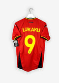 BELGIUM 2014/15 HOME SHIRT - #9 LUKAKU (SIZE S)